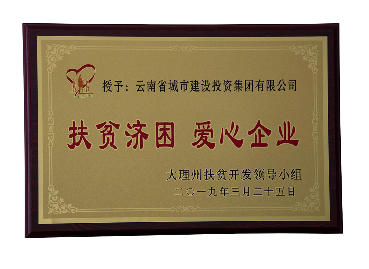扶貧濟困愛心企業